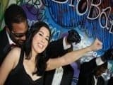 Ashley Blue’s Mouth full of ebony cocks
