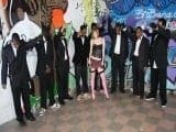 Allison Wyte bukkaked in black dick circle